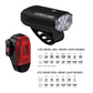 Lezyne Lite Drive 1200+ and KTV Drive Pro+ Pair Bicycle Light Set, 1200/150 Lumens, USB-C Rechargeable