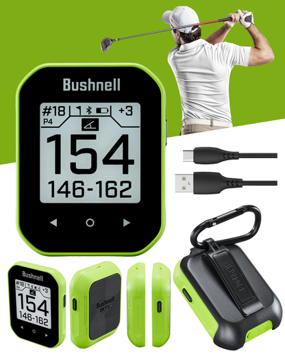 Bushnell Phantom 3 Slope Handheld GPS Golf Green with Slope Technology, Touchscreen, Magnetic Cart Mount, Wearable4U