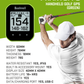 Bushnell Phantom 3 Slope GPS Golf Green with Slope Technology, Touchscreen, Magnetic Cart Mount, Wearable4U