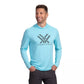 Vortex Optics UPF 50 Sun Slayer Hoodies, Flats Blue
