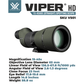 Vortex Optics Viper HD 15-45x65 Straight Spotting Scope (V501)