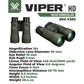 Vortex Optics Viper HD 10x50 Roof Prism Binocular (V202)