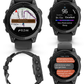 Garmin fenix E – 47 mm, AMOLED Slate Gray Steel with Black Silicone Band Multisport GPS Smartwatch (010-03025-03)