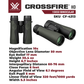 Vortex Optics Crossfire HD 10x50 Green Binocular (CF-4313)