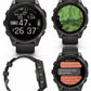 Garmin fenix 8 – 47 mm, AMOLED Sapphire Multisport GPS Smartwatch, Carbon Gray DLC Titanium with Black/Pebble Gray Silicone, Built-in LED Flashlight (010-02904-20)