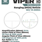 Vortex Optics Viper HD 85mm Spotting Scope Reticle Eyepiece Ranging (MOA) Reticle (VS-85REA)
