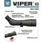 Vortex Optics Viper HD 20-60x85 Angled Spotting Scope (V502)