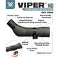 Vortex Optics Viper HD 15-45x65 Angled Spotting Scope (V500)