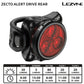 Lezyne Zecto Alert Drive Rear LED Bike Light Taillight, Black