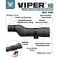 Vortex Optics Viper HD 15-45x65 Straight Spotting Scope (V501)