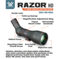 Vortex Optics Razor HD 27-60X85 (Angled) Spotting Scope (RS-85A)
