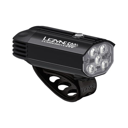 LEZYNE Fusion Drive 500+ Bicycle Front Light 500 Lumen White LED, USB-C Rechargeable