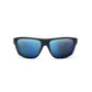 Vortex Optics Jackal Sunglasses UV Protection, Polarized, Ballistic Rated, Blue/Smoke - Blue Mirror (EJA-BLS-BL)