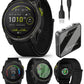 Garmin Enduro 3 - 51 mm, Solar, Sapphire, Ultraperformance GPS Smartwatch, Carbon Gray DLC Titanium with Black UltraFit Nylon Strap Bundle (010-02751-00)