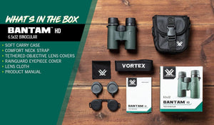 Vortex Optics Bantam HD 6.5x32 Youth Binocular (BTM-6532)