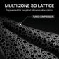 Bjorn Cycles Carbon Bicycle Short-Nose Saddle with 3D-Printed Pad Kort 143 mm