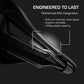 Bjorn Cycles Carbon Bicycle Short-Nose Saddle with 3D-Printed Pad Kort 143 mm