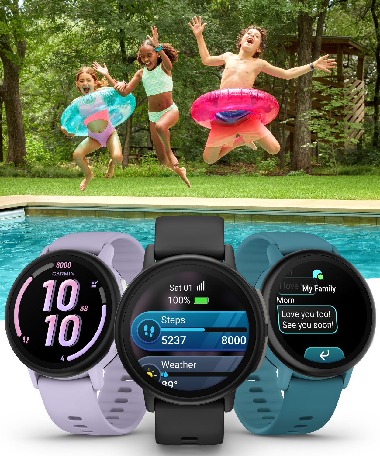 Garmin Bounce 2 Kids Smartwatch with LTE – Two-Way Calling, Text Messa