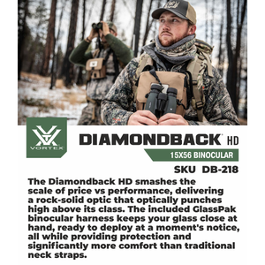 Vortex Optics Diamondback HD 15x56 Binocular (DB-218)