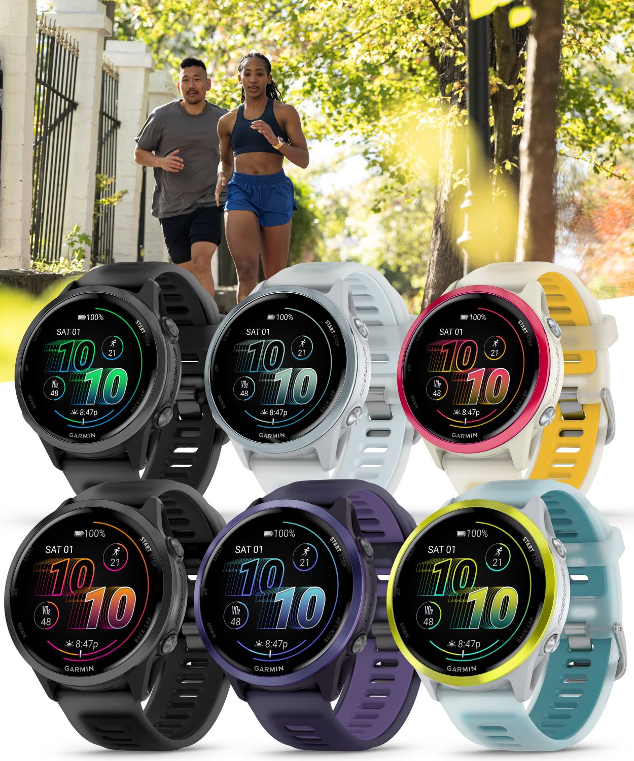 Garmin Forerunner 570 42mm / 47 mm Advanced GPS Running and Triathlon Smartwatch | Wearable4U Bundle