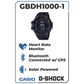 Casio G-Shock Move Digital Black Sport Watch GBD-H1000-1CR