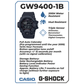 Casio G-Shock Master of G Rangeman Men's Black Watch GW9400-1B