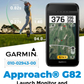 Garmin Approach G82, Portable Golf Launch Monitor, Premium GPS Handheld, Large Color Touchscreen (010-02943-00) with Wearable4U PowerBank Bundle