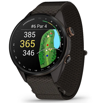 Garmin Approach S72 Golf GPS Smartwatch, AMOLED, Advanced Golf Features, Green Reading, Swing Metrics, 43,000+ CourseView Maps