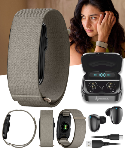 Garmin CIRQA Screenless Smart Band S-M/L-XL, Health & Fitness Tracker 24/7 | Wearable4U Bundle