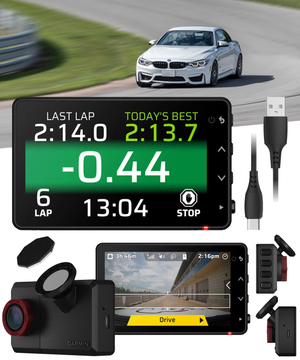 Garmin Catalyst 2 Racetrack Driving Performance Optimizer, On-Track Coaching, Leaderboards, Motorsports (010-03924-00_W4U) w/ Wearable4U PowerBank Bundle