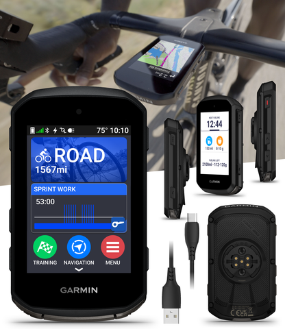 Garmin Edge 850 Compact GPS Cycling Computer, Vivid Color Touchscreen Display, Bike-Specific Mapping, Advanced Training & Performance Insights (010-03023-00)