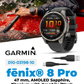 Garmin Fenix 8 Pro - 47 mm/51 mm AMOLED Sapphire Premium Connected Multisport GPS Smartwatch, inReach Technology | Wearable4U Bundle