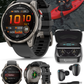 Garmin Fenix 8 Pro - 47 mm/51 mm AMOLED Sapphire Premium Connected Multisport GPS Smartwatch, inReach Technology | Wearable4U Bundle