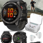 Garmin Fenix 8 Pro - 47 mm/51 mm AMOLED Sapphire Premium Connected Multisport GPS Smartwatch, inReach Technology | Wearable4U Bundle