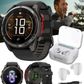 Garmin Fenix 8 Pro – 51 mm MicroLED Premium Multisport GPS Smartwatch, Sapphire Lens, inReach Technology (010-03380-00) w/ Wearable4U Bundle