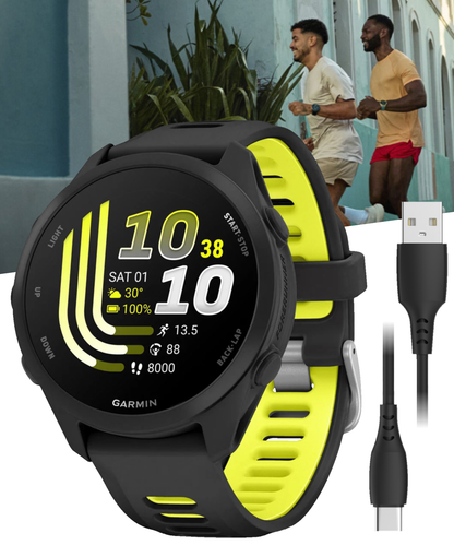 Garmin Forerunner 170 Music GPS Running Smartwatch AMOLED Touchscreen Display