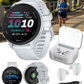 Garmin Forerunner 70 Easy-to-Use GPS Running Smartwatch AMOLED Touchscreen Display