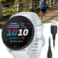 Garmin Forerunner 70 Easy-to-Use GPS Running Smartwatch AMOLED Touchscreen Display