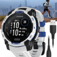 Garmin Instinct 3 Rugged Outdoor GPS Smartwatch – 45/50mm AMOLED & SOLAR, Supernova Collection, Limited Edition Color, Health & Fitness Tracking | Werable4U Bundle