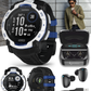 Garmin Instinct 3 Rugged Outdoor GPS Smartwatch – 45/50mm AMOLED & SOLAR, Supernova Collection, Limited Edition Color, Health & Fitness Tracking | Werable4U Bundle