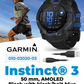 Garmin Instinct 3 Rugged Outdoor GPS Smartwatch – 45/50mm AMOLED & SOLAR, Supernova Collection, Limited Edition Color, Health & Fitness Tracking | Werable4U Bundle