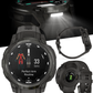 Garmin Instinct Crossover 1.2" AMOLED Sapphire Rugged Hybrid GPS Smartwatch (Various Models, incl. Tactical Edition), Analog Hands,  Health & Wellness Monitoring | Wearable4U Bundle