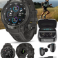 Garmin Instinct Crossover 1.2" AMOLED Sapphire Rugged Hybrid GPS Smartwatch (Various Models, incl. Tactical Edition), Analog Hands,  Health & Wellness Monitoring | Wearable4U Bundle