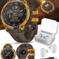 Garmin Instinct Crossover 1.2" AMOLED Sapphire Rugged Hybrid GPS Smartwatch (Various Models, incl. Tactical Edition), Analog Hands,  Health & Wellness Monitoring | Wearable4U Bundle