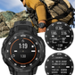 Garmin Instinct Crossover 1.2" AMOLED Sapphire Rugged Hybrid GPS Smartwatch (Various Models, incl. Tactical Edition), Analog Hands,  Health & Wellness Monitoring | Wearable4U Bundle