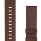 Garmin QuickFit Watch Bands, Bone & Walnut Leather, Available in Different Sizes