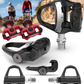 Garmin Rally RK110 / RK210 Single-Sensing or Dual-Sensing Power Meter Pedals – Road (LOOK KEO) & XC210 Pedal Bodies for Off-Road (SPD), Cycling Dynamics w/ Wearable4U Bundle