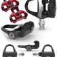 Garmin Rally RK110 / RK210 Single-Sensing or Dual-Sensing Power Meter Pedals – Road (LOOK KEO) & XC210 Pedal Bodies for Off-Road (SPD), Cycling Dynamics w/ Wearable4U Bundle
