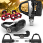 Garmin Rally RK110 / RK210 Single-Sensing or Dual-Sensing Power Meter Pedals – Road (LOOK KEO) & XC210 Pedal Bodies for Off-Road (SPD), Cycling Dynamics w/ Wearable4U Bundle