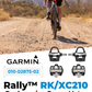 Garmin Rally RK110 / RK210 Single-Sensing or Dual-Sensing Power Meter Pedals – Road (LOOK KEO) & XC210 Pedal Bodies for Off-Road (SPD), Cycling Dynamics w/ Wearable4U Bundle